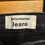 Reformation high & skinny crop black jeans 25 Photo 1