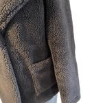Sebby Collection Women's Plush Gray Teddy Jacket Photo 2