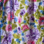 Floral embroidered boho top Medium Pink Photo 7