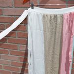 Colorblock Bikini Cover Up Side Tie Beach Skirt Size M Photo 2