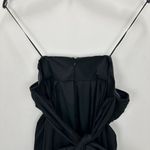 J.Crew  Collection Strapless Bow Back Maxi Dress Black Formal Evening US 14 NWT Photo 10