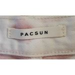 PacSun ‎ High Rise Festival Tie Dye Denim Shorts Distressed Frayed Hem Size 25 Photo 2