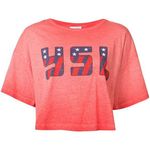 NWOT Pink USA YSL Crop t Photo 0