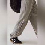 NWT Free People Movement All Star Logo Pants In Heather Gray White Combo Size XL Photo 1