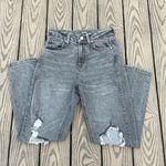 Wild Fable  Black Distressed Ripped Highest Rise Mom Jeans Size 0 Photo 0