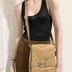 Coach Vintage 8A07 Soho Flap Butter Beige Soft Leather Messenger Shoulder Bag Photo 6