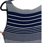 Maeve Anthropologie  Striped Tank Dress Navy Size Small Vacation Resortwear Beach Photo 9