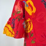 Farm Rio NWOT  Mixed Fruits Ocean Bright Vibrant Dress Ruffle Sleeve Size S Photo 9