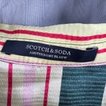 Scotch & Soda  Striped Shirt Dress Short Sleeve Multicolor Size L Photo 4