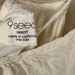 9Seed Resort Cotton Beachy Cover Up Seychelles Cross Back Maxi Dress OS Size undefined Photo 4