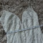 Theia Couture matilda wedding dress mermaid plunging illusion beaded 0 White Photo 11