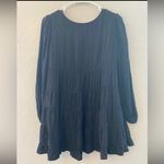 Urban Outfitters ⭐️ black long sleeve tiered Swiss dot dress size XS Photo 4