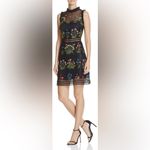 Lucy Paris Gabby Floral Embellished Embroidered Mesh Dress Size Small Photo 3