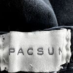 PacSun Parachute Pants Low Rise Baggy Loose Relaxed Cord Waistband Black Small Photo 2