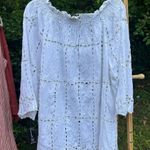 INC 1X NWT  Top White with eyelets perfect for summer beach vacations Photo 1