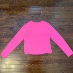 Aritzia Babaton Nathaniel Merino Wool Sweater Fluro Pink Photo 6