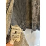 SCANDAL ITALY top tunic grey/ white open back flowy sexy size s made in Italy Gray Photo 3