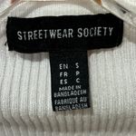 Streetwear Society White Ribbed Crop Tee Women's Size Small Photo 3