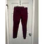 Cato  Women's Size 10 premium Maroon Red High Rise Stretch Ankle Jegging EU Photo 1