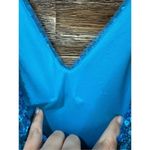 Morgan & Co New Chloé Sequined Gown Dress stretch Sz 5 fit sz Small Blue Photo 12