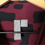 Sweaty Betty NWT  Black Long Sleeve Jersey Knit Graphic Sweater Midi Dress Size 8 Photo 4