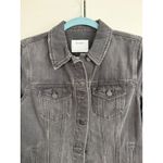 Old Navy  Womens Denim Jacket Black Wash Size S‎ Trucker Style Cool Everyday Photo 2