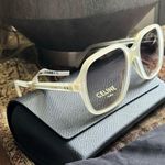 CELINE Authentic 57 2 dots Aviator Acetate gradient Sunglasses Photo 0