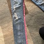 &SQIN Medium Wash Slim Leg Low Waist Ripped Jeans size 27​ Photo 4