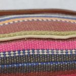 Fossil Women's Leather & Striped Cloth Crossbody Bag Photo 8