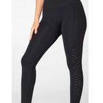 Fabletics Brand New  Women's Small Black Sync Perforated High Waisted Leggings Photo 0