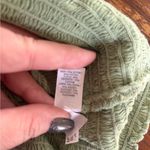 Aerie NWT  green smocked top with ruffle detail XL 55% cotton Photo 2