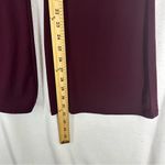 Forever 21 Wide Leg Flare Stretch Casual Pants Women’s Large Maroon Photo 2