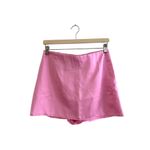 Show Me Your Mumu All Night Skort in Pink Luxe Satin M Photo 2
