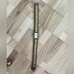 Seiko  Ladies Watch Unique Two Tone Bracelet White Rectangular Dial Photo 5