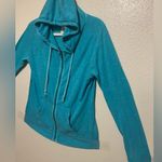 Mossimo Light Weight Full Zip Hooded Shirt | Pullover | Hoodie Blue Size M Photo 1