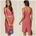 Reformation  two pieces top and skirt in pink 8 Photo 1