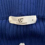 437  Blue ribbed stretch leggings Photo 2