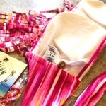 Hawaiian Tropic 🆕  convertible fringe pink yellow orange bandeau bikin… Photo 6