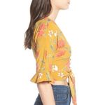 ASTR New the Label Tie Front Crop Top Photo 1