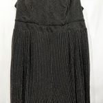 Torrid  Plus Size 4X Jumpsuit Black Gold Metallic‎ Formal Sleeveless Wide Leg 363 Photo 8