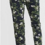 Marine layer Allison Tropical Floral Dark Pull-On Pants Green M Photo 0