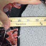 Who What Wear Button Up Top Women Small Black Floral Sheer Oversized Boho Art Photo 5