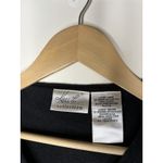 Vintage KATHIE LEE Womens Large Cardigan Sweater Short Sleeve Black Embroidered Photo 3