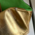 Lauren Ralph Lauren Green and Gold Summer Canvas Tote Photo 12