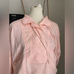 Lavon Vintage  Peach/ Pale Pink Collared Pullover Sweater, Size Medium Photo 1