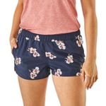 Patagonia  XS Barely Baggies Shorts Swim Blue Floral Pockets DWR Beach Surf Sport Photo 0