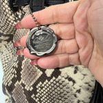 Patricia Nash 10 Year Anniversary Snakeskin Leather Bucket Tote Bag With Tassel Photo 3