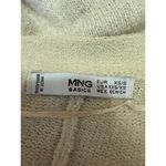 Mango MNG Women's Cream Long Sleeve Dolman Open Cardigan Sweater Top Size XS Photo 2