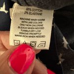 Foxcroft Women's Brooke Bird Print Wrinkle Free Shirt Blue Size L Photo 7