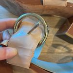 Frances Valentine Betty Patent Leather Heeled Sandal Size 9 Brown Photo 3